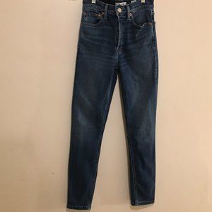 Re/done 90's high rise ankle crop